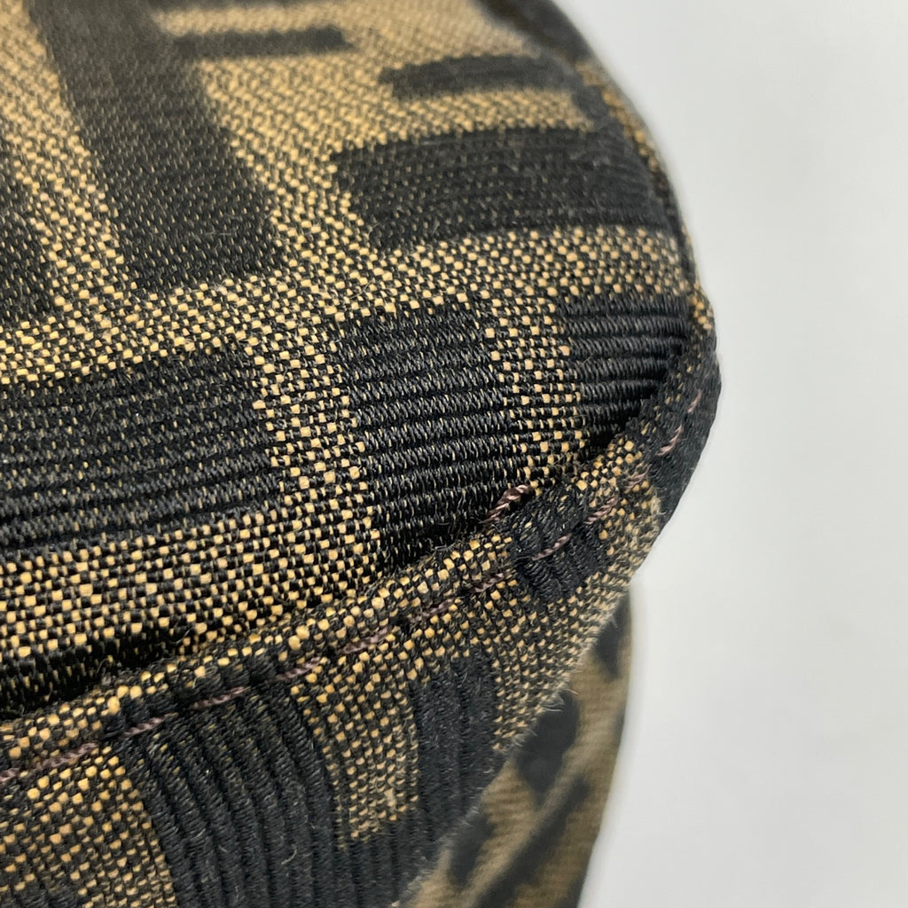 フェンディ ズッカ柄 ハンドバッグ ショルダーバッグ ハンドバッグ キャンバス ブラウン 26723 レディース 【中古】brbag