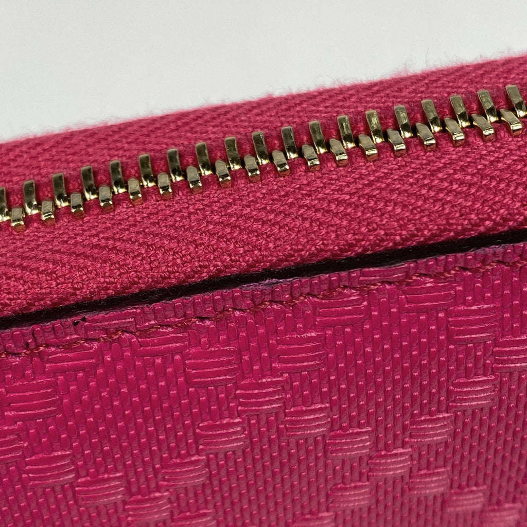 グッチ ディアマンテ ラウンドファスナー 長財布 ラウンドジップ 長財布 レザー ピンク 354487 レディース 【中古】brbag