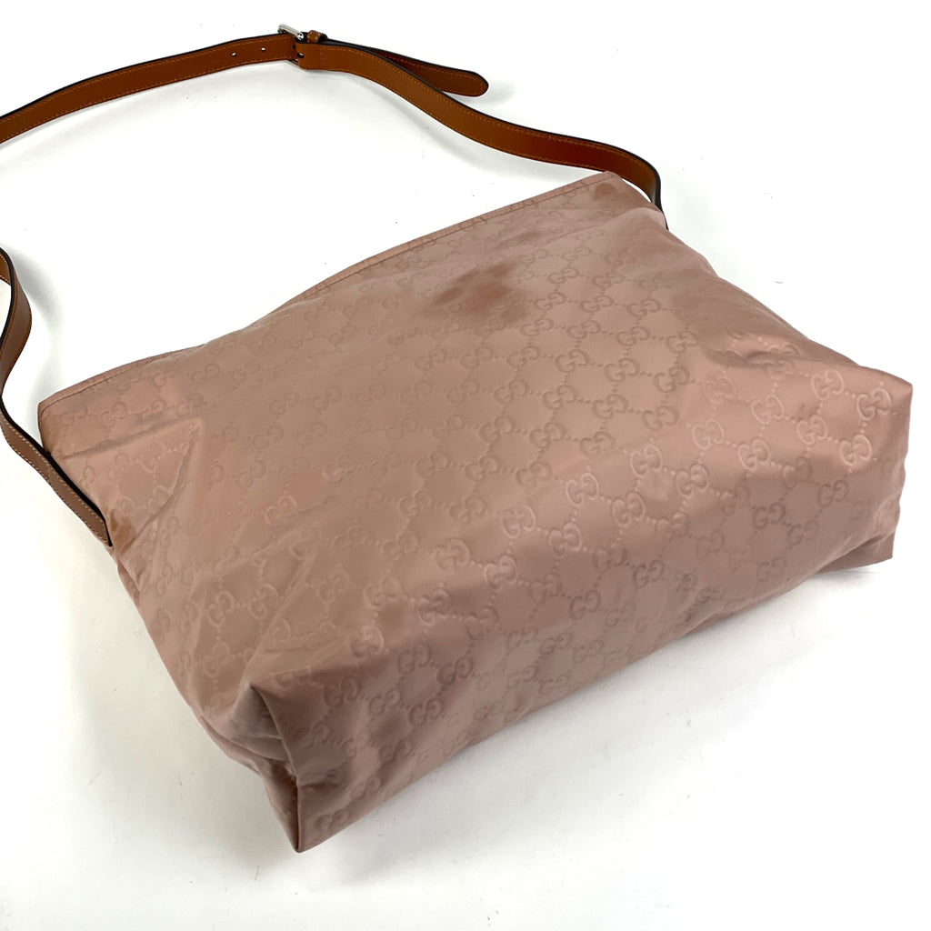 グッチ GG柄 ショルダーバッグ 斜め掛け ショルダーバッグ ナイロン ピンク 308840 レディース 【中古】brbag