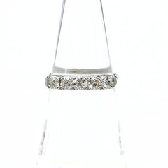 メレダイヤ デザインリング プラチナ 指輪 リング 11号 Pt900 ダイヤモンド レディース 【中古】nbjwl