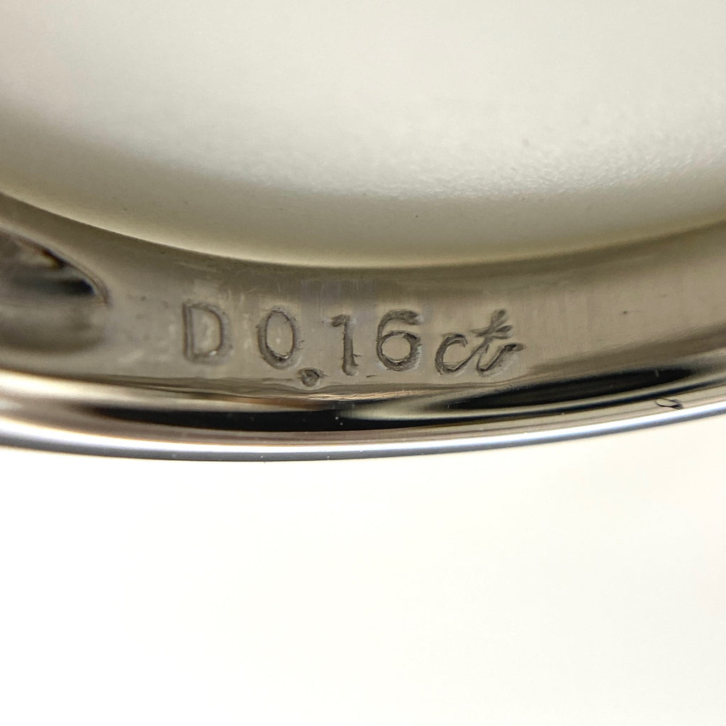 ダイヤモンド デザインリング プラチナ 指輪 メレダイヤ リング 11号 Pt900 ダイヤモンド レディース 【中古】nbjwl