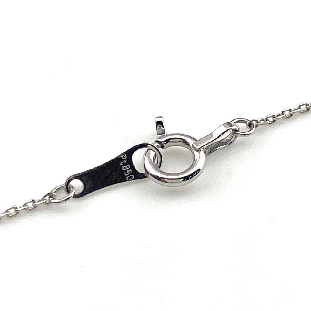 メレダイヤ デザインネックレス プラチナ ペンダント ネックレス Pt900 Pt850 ダイヤモンド レディース 【中古】nbjwl
