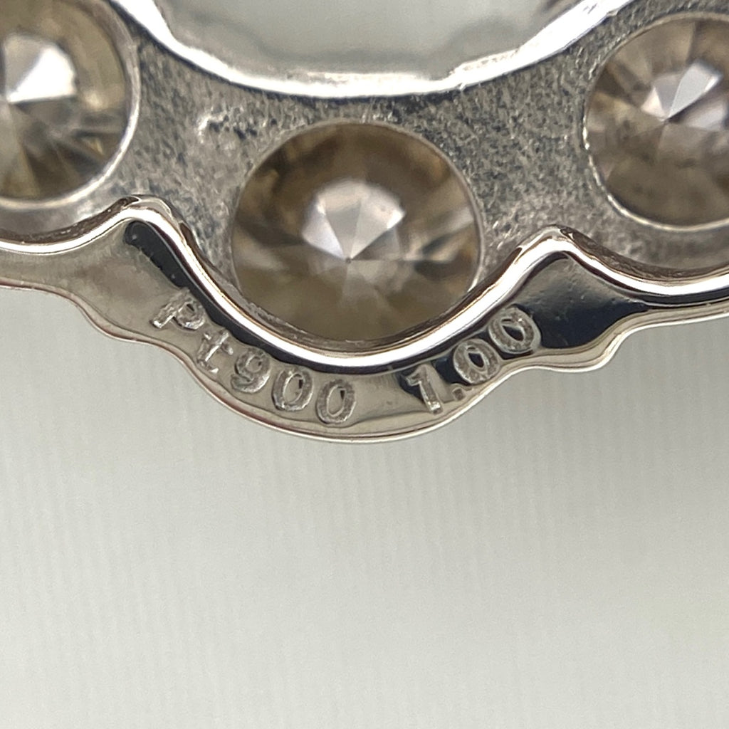 メレダイヤ デザインネックレス プラチナ ペンダント ネックレス Pt900 Pt850 ダイヤモンド レディース 【中古】nbjwl