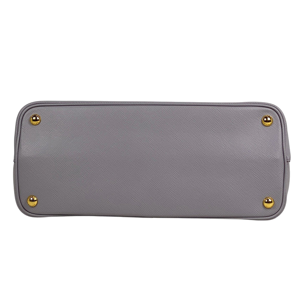 プラダ ドゥーブレ ミディアム ハンドバッグ 2WAY ショルダーバッグ ハンドバッグ レザー ライトパープル 1BG775 レディース 【中古】brbag