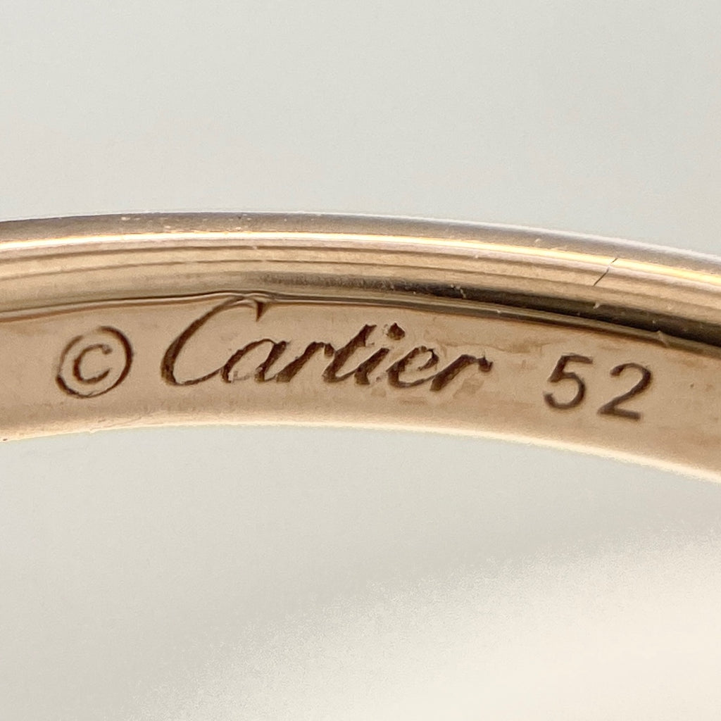 カルティエ アミュレット ドゥ カルティエリング オニキス メレダイヤ 指輪 リング 11.5号 750 オニキス ダイヤモンド レディース 【中古】brjwl