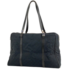 グッチ GG柄 トートバッグ ショルダーバッグ トートバッグ GGキャンバス ブラック 0120398 レディース 【中古】brbag