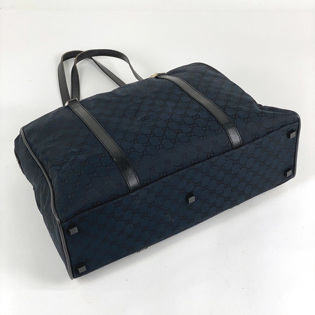 グッチ GG柄 トートバッグ ショルダーバッグ トートバッグ GGキャンバス ブラック 0120398 レディース 【中古】brbag
