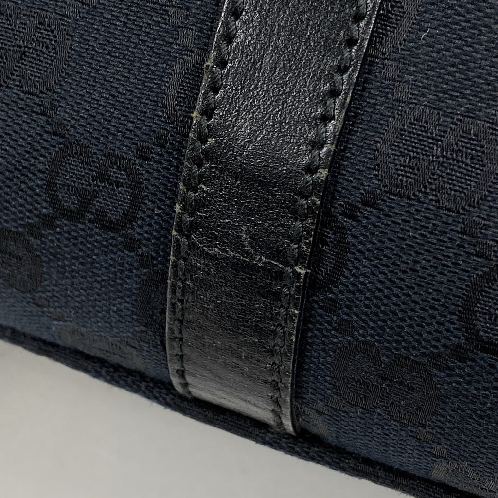 グッチ GG柄 トートバッグ ショルダーバッグ トートバッグ GGキャンバス ブラック 0120398 レディース 【中古】brbag