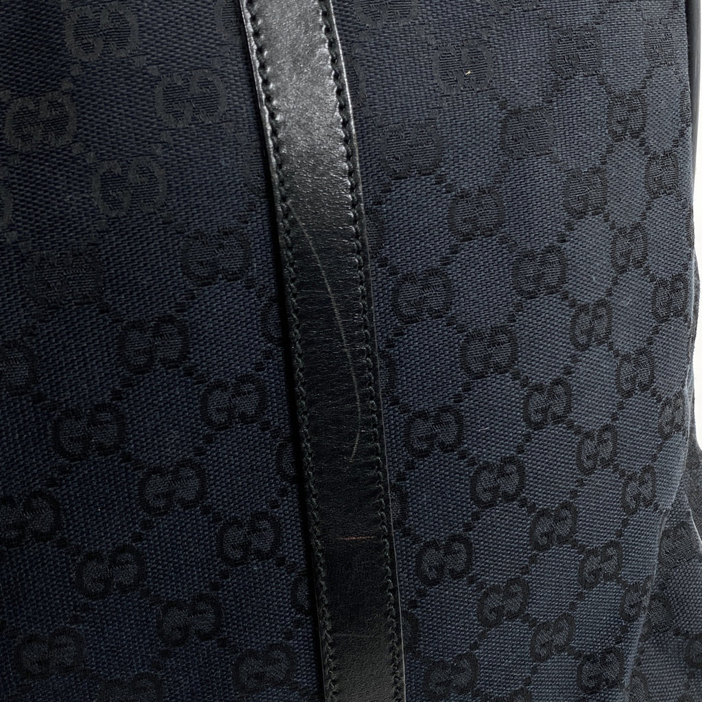 グッチ GG柄 トートバッグ ショルダーバッグ トートバッグ GGキャンバス ブラック 0120398 レディース 【中古】brbag