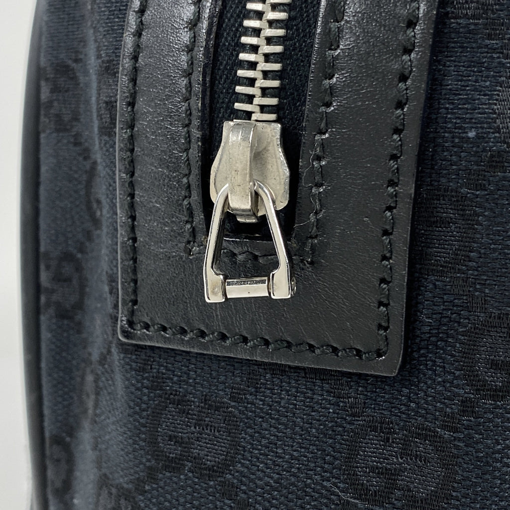グッチ GG柄 トートバッグ ショルダーバッグ トートバッグ GGキャンバス ブラック 0120398 レディース 【中古】brbag
