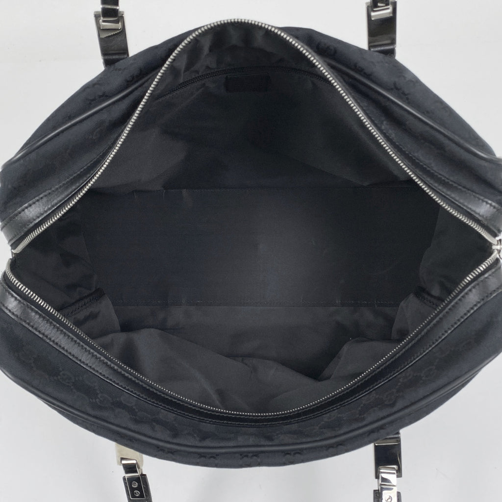 グッチ GG柄 トートバッグ ショルダーバッグ トートバッグ GGキャンバス ブラック 0120398 レディース 【中古】brbag