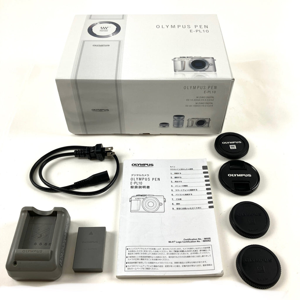 オリンパス OLYMPUS PEN E-PL10 EZダブルズームキット ブラウン デジタル ミラーレス 一眼カメラ 【中古】cambb