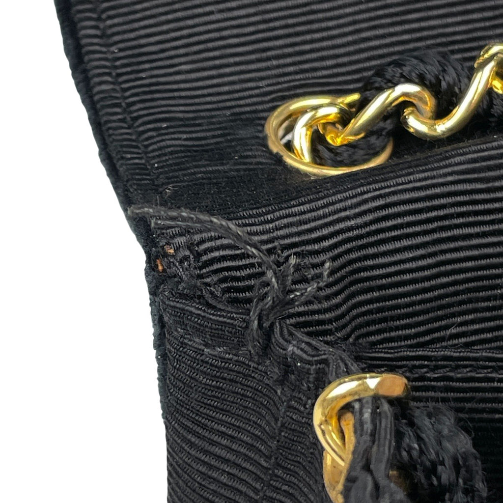 シャネル ココマーク チェーン ショルダーバッグ マドモアゼル 肩掛け ショルダーバッグ ベロア ブラック P3224 レディース 【中古】brbag