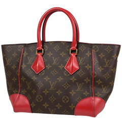 ルイ・ヴィトン フェニックス PM 手提げ ハンドバッグ モノグラム ブラウン コクリコ(レッド) M41537 レディース 【中古】brbag