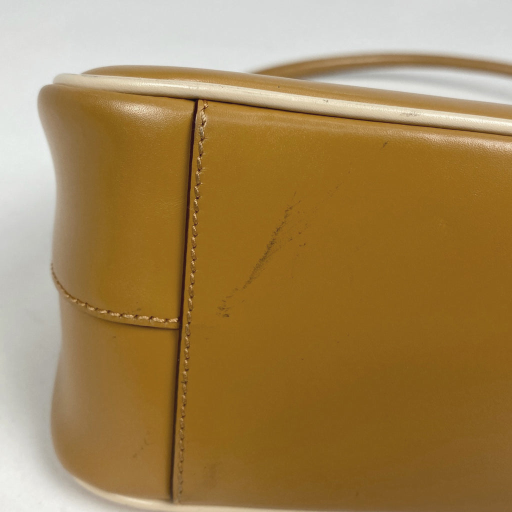 プラダ ロゴ ショルダーバッグ ワンショルダー ハンドバッグ ショルダーバッグ レザー ブラウン レディース 【中古】brbag