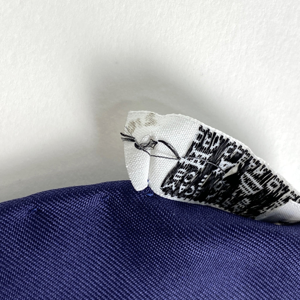 エルメス カレ 90 RAILING 船の手摺 スカーフ シルク ネイビー マルチカラー レディース 【中古】brbag
