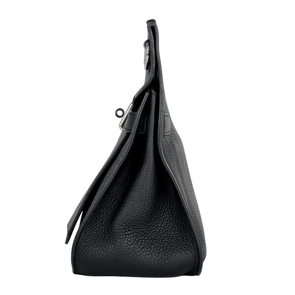 エルメス ジプシエール 37 斜め掛け ショルダーバッグ トリヨンクレマンス ブラック □O レディース 【中古】brbag