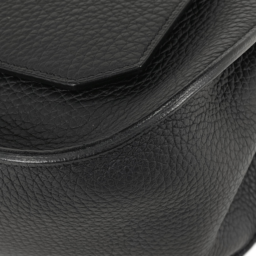 エルメス ジプシエール 37 斜め掛け ショルダーバッグ トリヨンクレマンス ブラック □O レディース 【中古】brbag