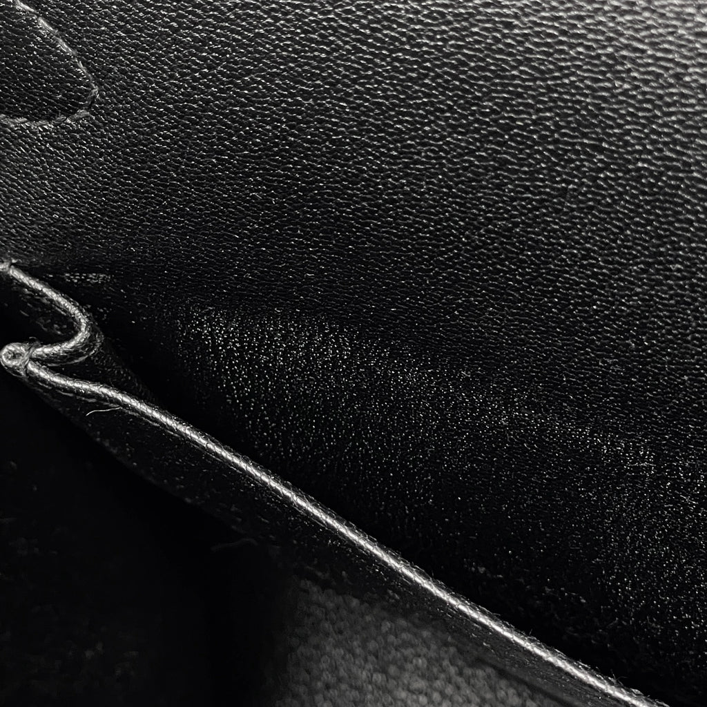 エルメス ジプシエール 37 斜め掛け ショルダーバッグ トリヨンクレマンス ブラック □O レディース 【中古】brbag