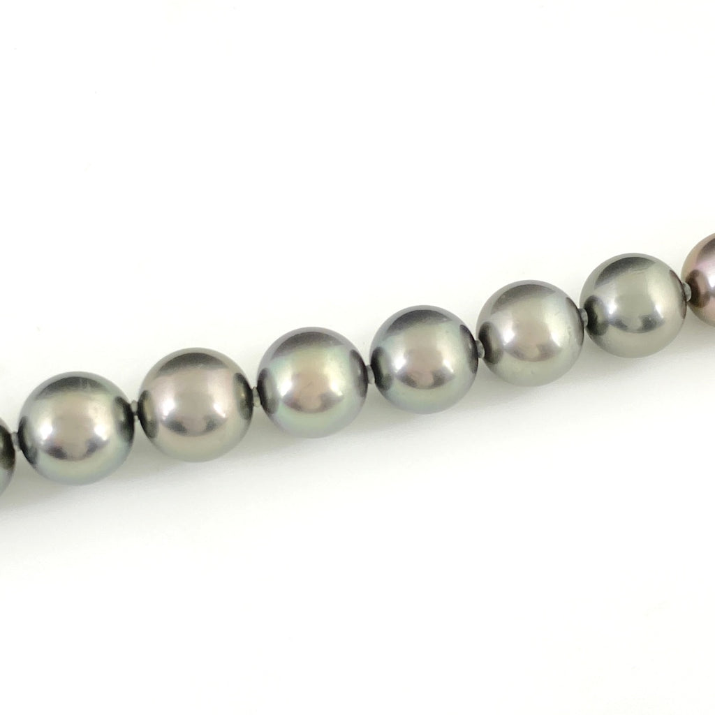 パール デザインネックレス シルバー 真珠 ネックレス SV パール レディース 【中古】nbjwl