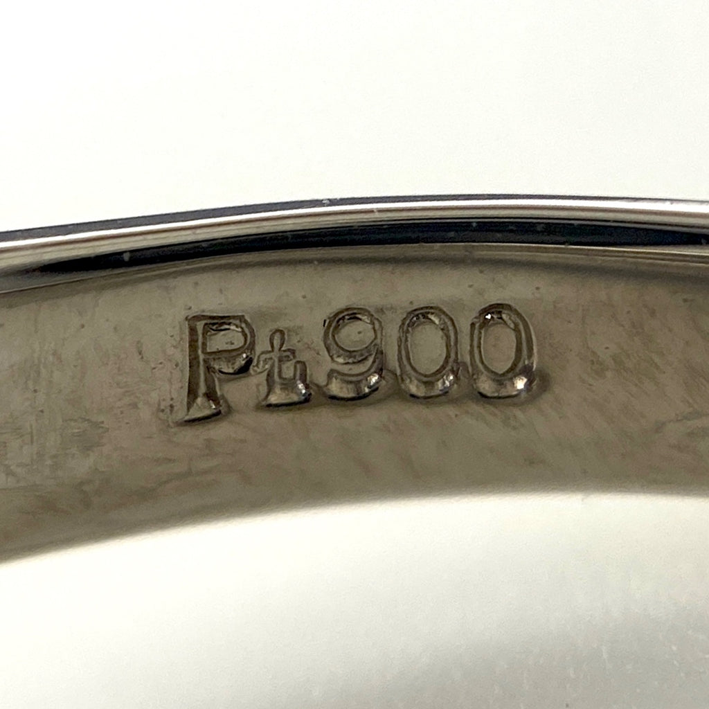 ルビー デザインリング プラチナ 指輪 メレダイヤ リング 11.5号 Pt900 ルビー ダイヤモンド レディース 【中古】nbjwl