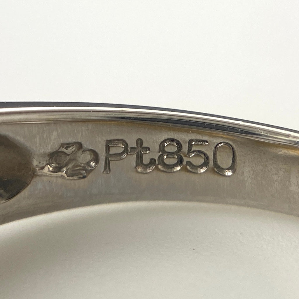 メレダイヤ デザインリング プラチナ YG イエローゴールド 指輪 リング 11.5号 Pt850 K18 ダイヤモンド レディース 【中古】nbjwl