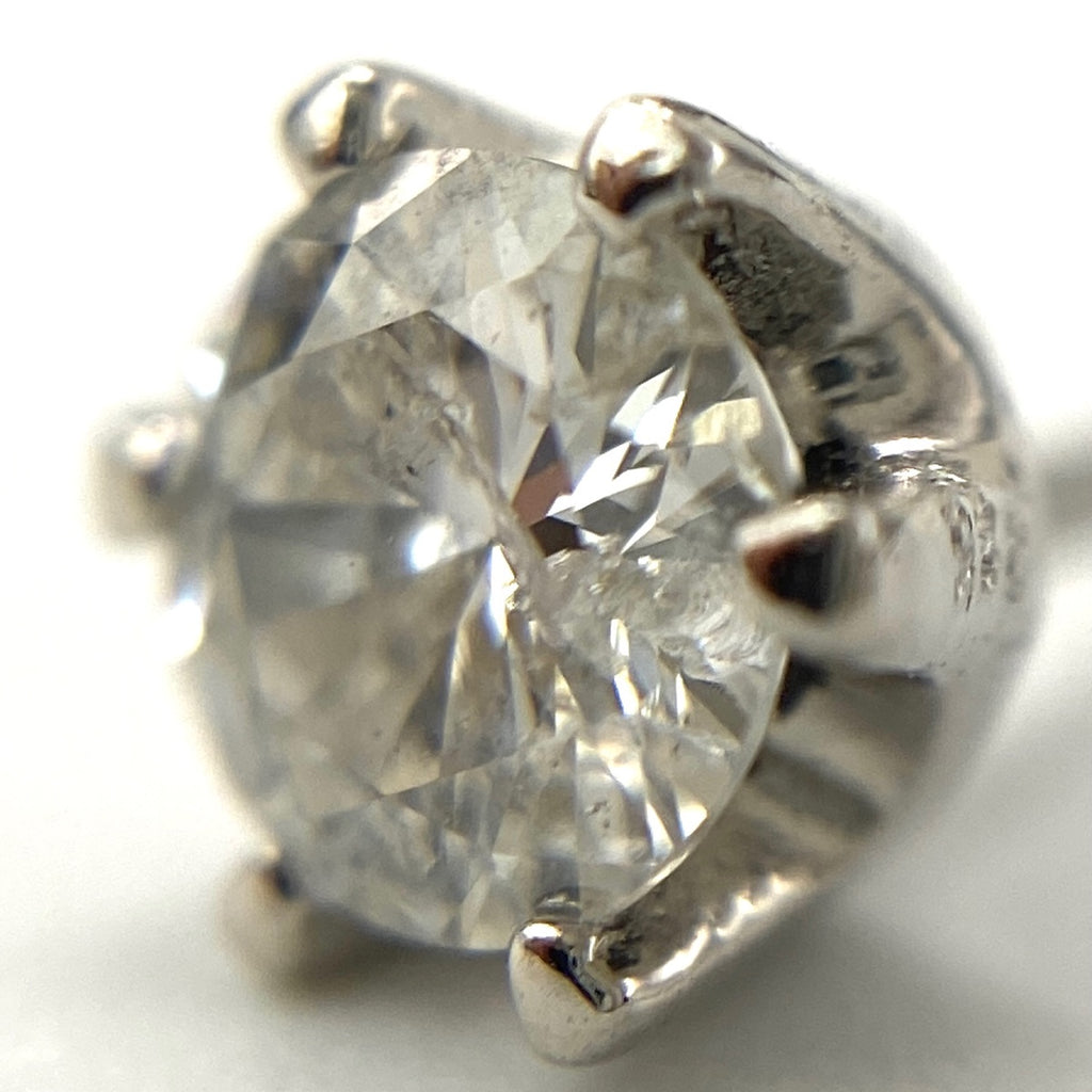 ダイヤモンド デザインピアス プラチナ ピアス Pt900 ダイヤモンド レディース 【中古】nbjwl