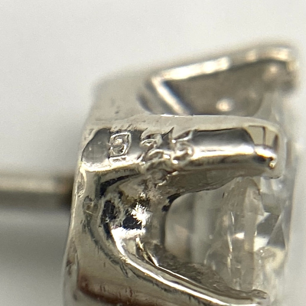 ダイヤモンド デザインピアス プラチナ ピアス Pt900 ダイヤモンド レディース 【中古】nbjwl