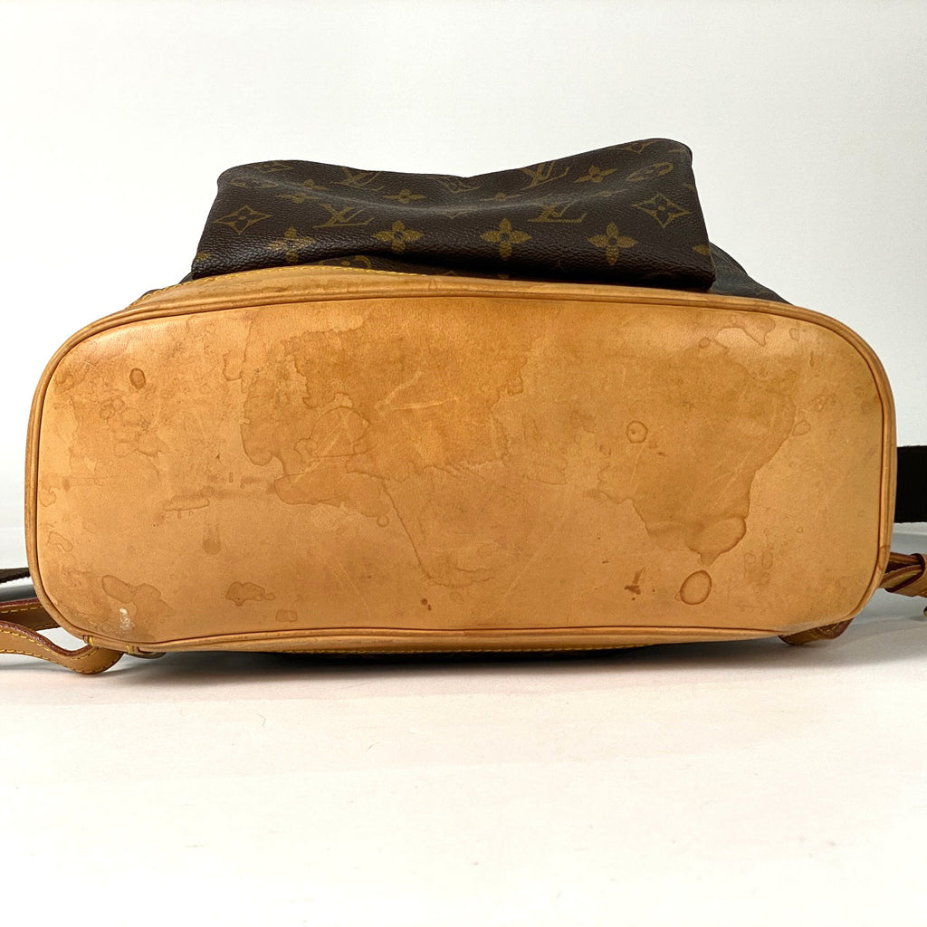 ルイ・ヴィトン モンスリ GM バックパック デイパック リュック モノグラム ブラウン M51135 レディース 【中古】brbag