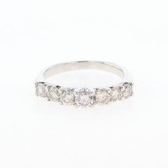 メレダイヤ デザインリング プラチナ 指輪 リング 9号 Pt900 ダイヤモンド レディース 【中古】nbjwl