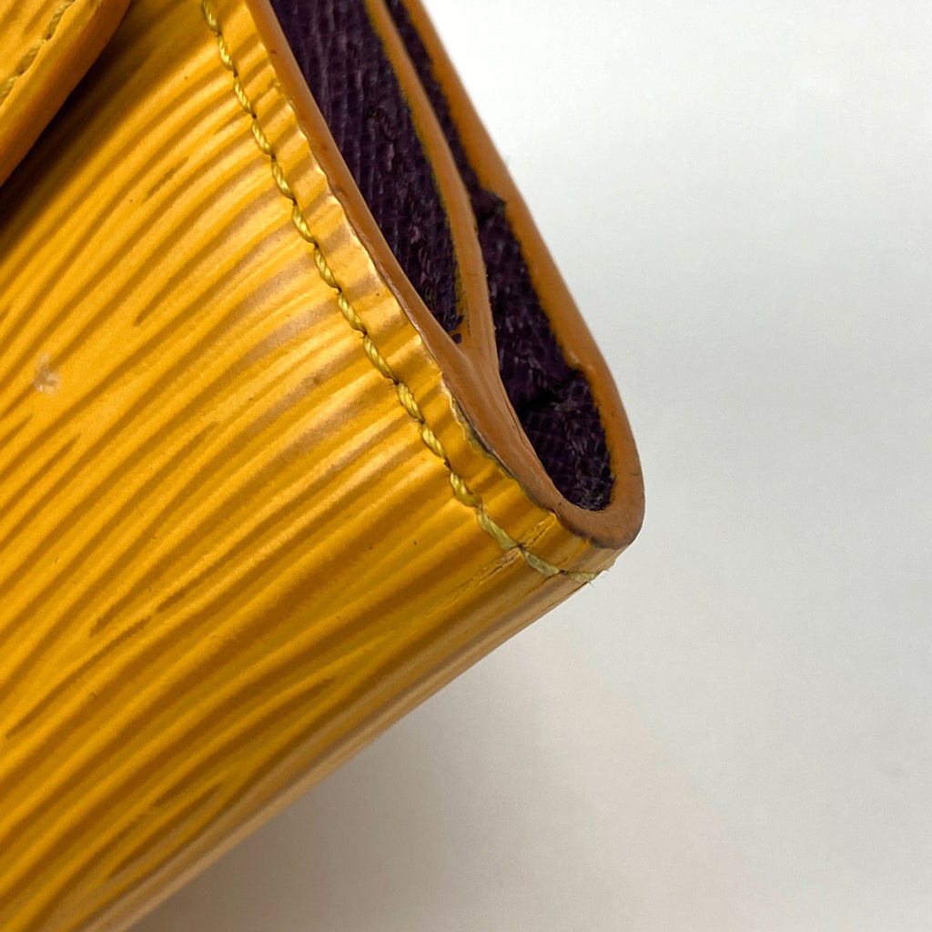 ルイ・ヴィトン ラドロー 小銭入れ カード入れ コインケース エピ タッシリイエロー M63309 レディース 【中古】brbag