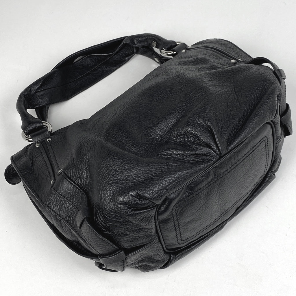 セリーヌ ビタースウィート ハンドバッグ 肩掛け ハンドバッグ レザー ブラック レディース 【中古】brbag
