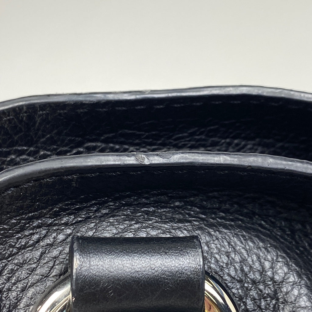 セリーヌ ビタースウィート ハンドバッグ 肩掛け ハンドバッグ レザー ブラック レディース 【中古】brbag