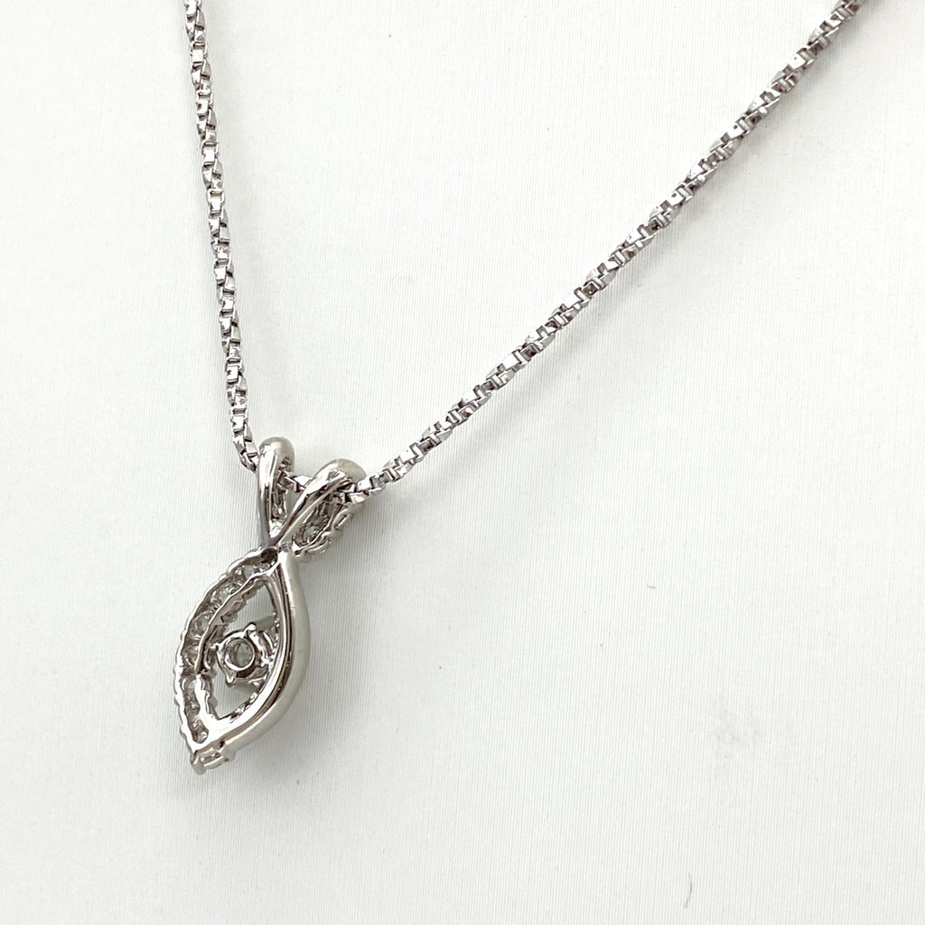 星の砂 メレダイヤ デザインネックレス プラチナ ペンダント ネックレス Pt900 Pt850 ダイヤモンド レディース 【中古】brjwl