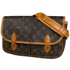 ルイ・ヴィトン ジベシエール MM 斜め掛け ショルダーバッグ モノグラム ブラウン M42247 レディース 【中古】brbag
