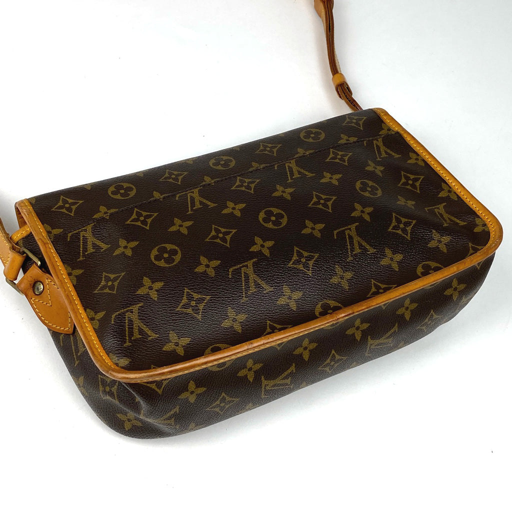 ルイ・ヴィトン ジベシエール MM 斜め掛け ショルダーバッグ モノグラム ブラウン M42247 レディース 【中古】brbag