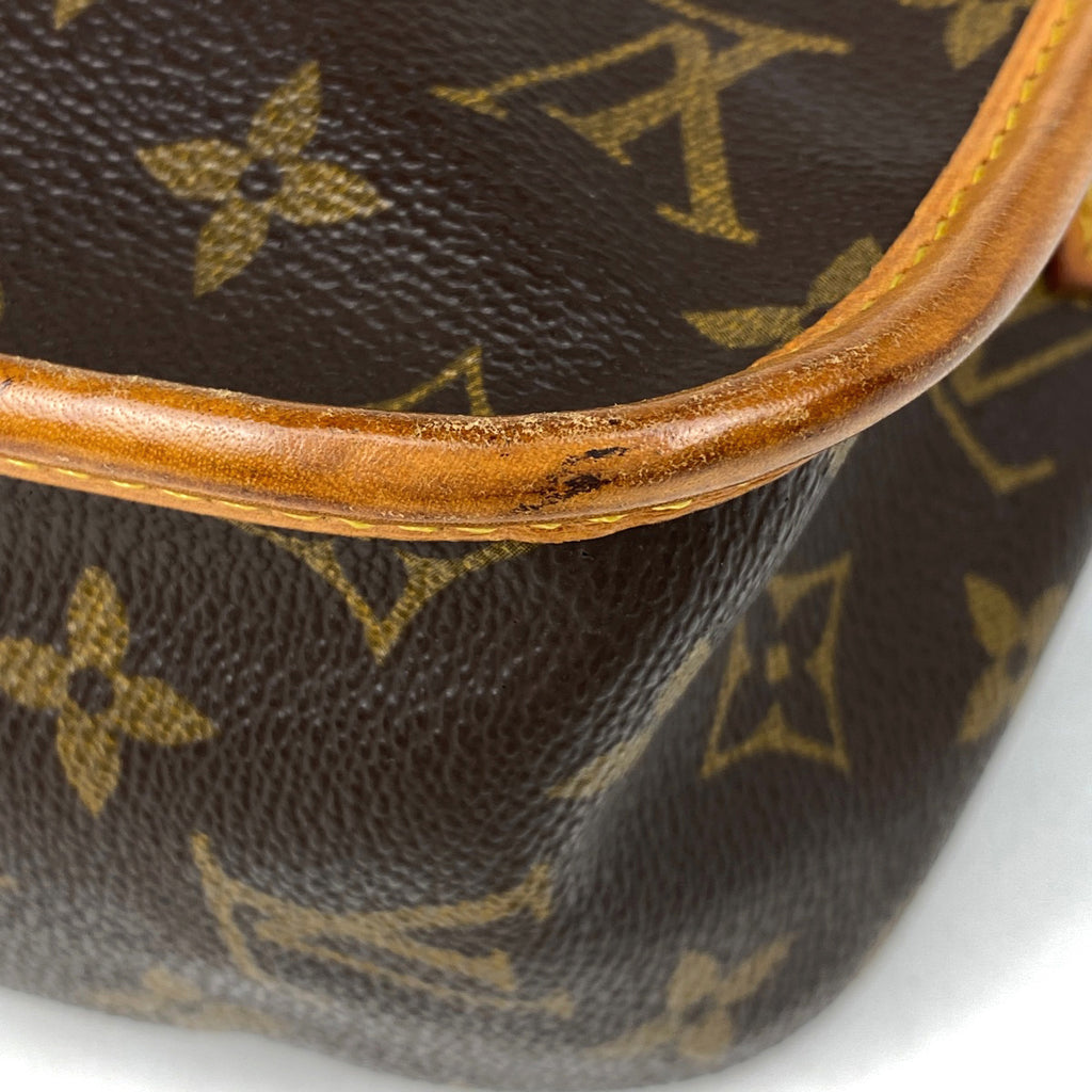 ルイ・ヴィトン ジベシエール MM 斜め掛け ショルダーバッグ モノグラム ブラウン M42247 レディース 【中古】brbag