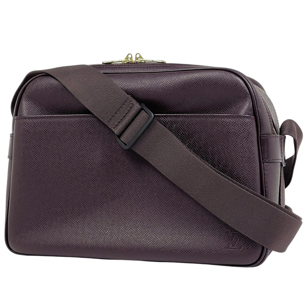 ルイ・ヴィトン リポーター 肩掛け ショルダーバッグ タイガ アカジュ M30156 メンズ 【中古】brbag