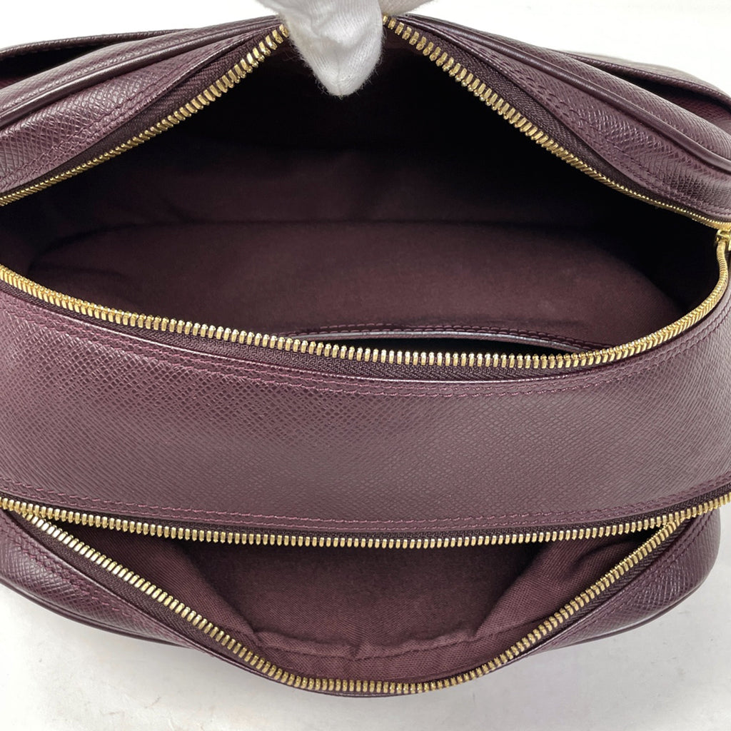ルイ・ヴィトン リポーター 肩掛け ショルダーバッグ タイガ アカジュ M30156 メンズ 【中古】brbag