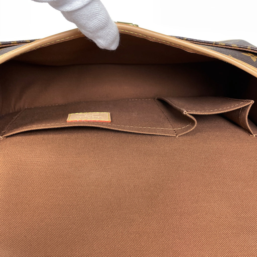 ルイ・ヴィトン ソローニュ 斜め掛け ショルダーバッグ モノグラム ブラウン M42250 レディース 【中古】brbag