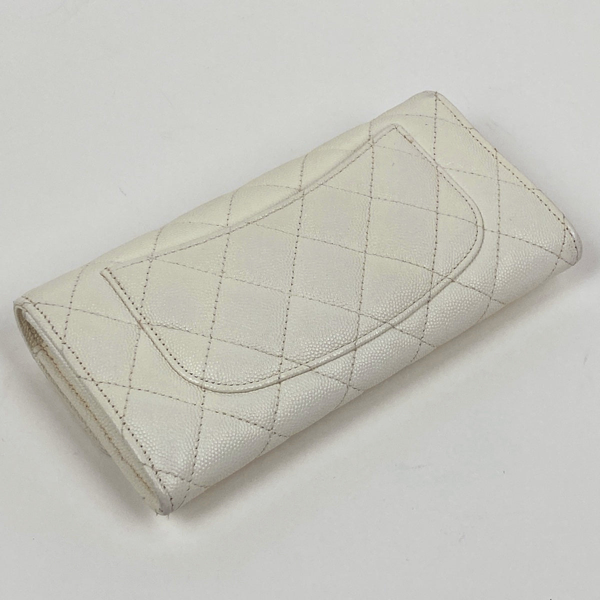 バイセル公式】シャネル ココマーク 二つ折り 長財布 マトラッセ 長