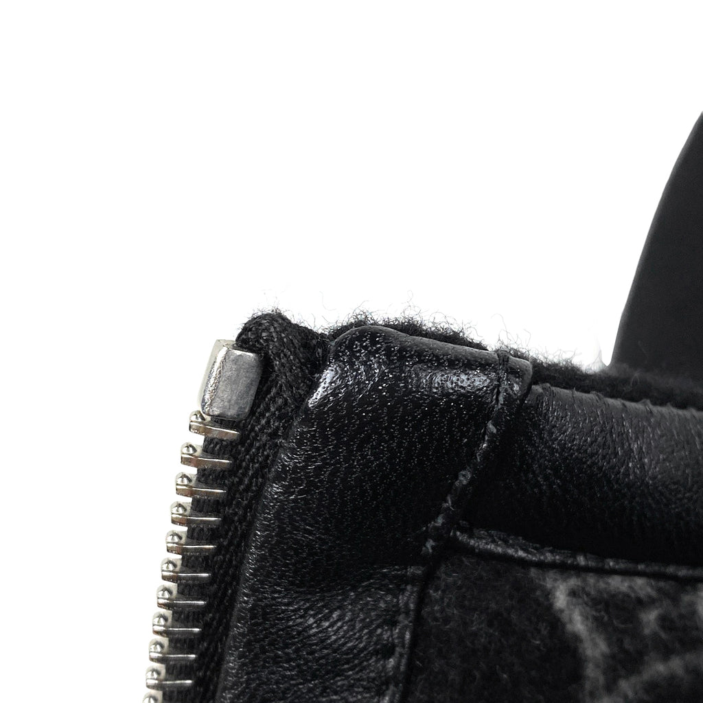 ルイ・ヴィトン フーデッドケープ モノグラム ダブルジップ アウター ポンチョ ブラック レディース 【中古】brapp