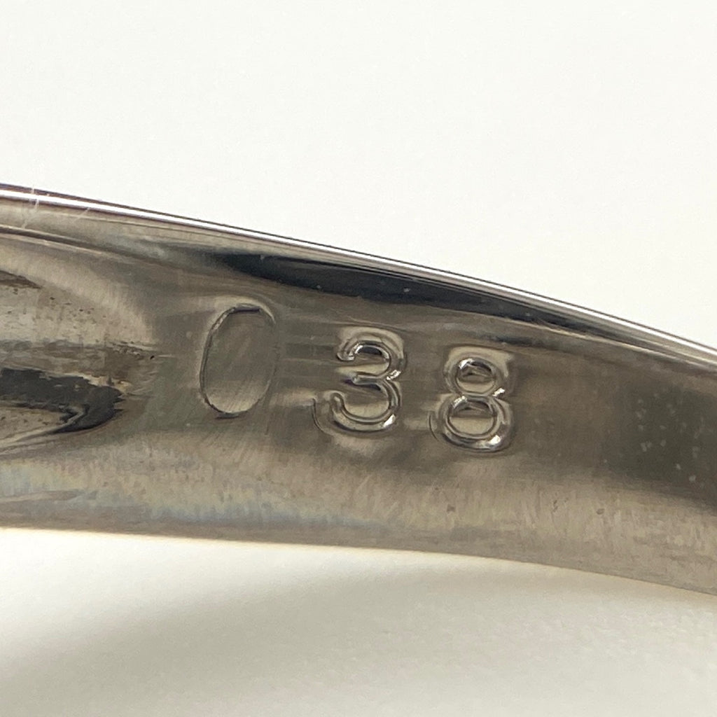 パール デザインリング プラチナ メレダイヤ 指輪 真珠 リング 9.5号 Pt900 パール ダイヤモンド レディース 【中古】nbjwl