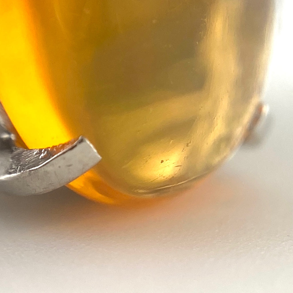 ファイアオパール デザインリング プラチナ 指輪 メレダイヤ リング 12.5号 Pt900 ダイヤモンド ファイアオパール レディース 【中古】nbjwl