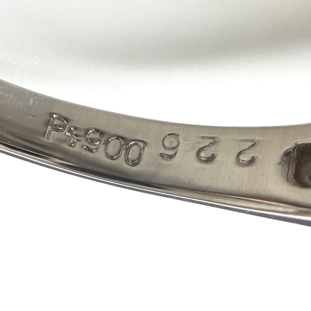 ファイアオパール デザインリング プラチナ 指輪 メレダイヤ リング 12.5号 Pt900 ダイヤモンド ファイアオパール レディース 【中古】nbjwl