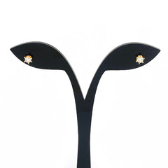 メレダイヤ デザインピアス YG イエローゴールド ピアス K18 ダイヤモンド レディース 【中古】nbjwl