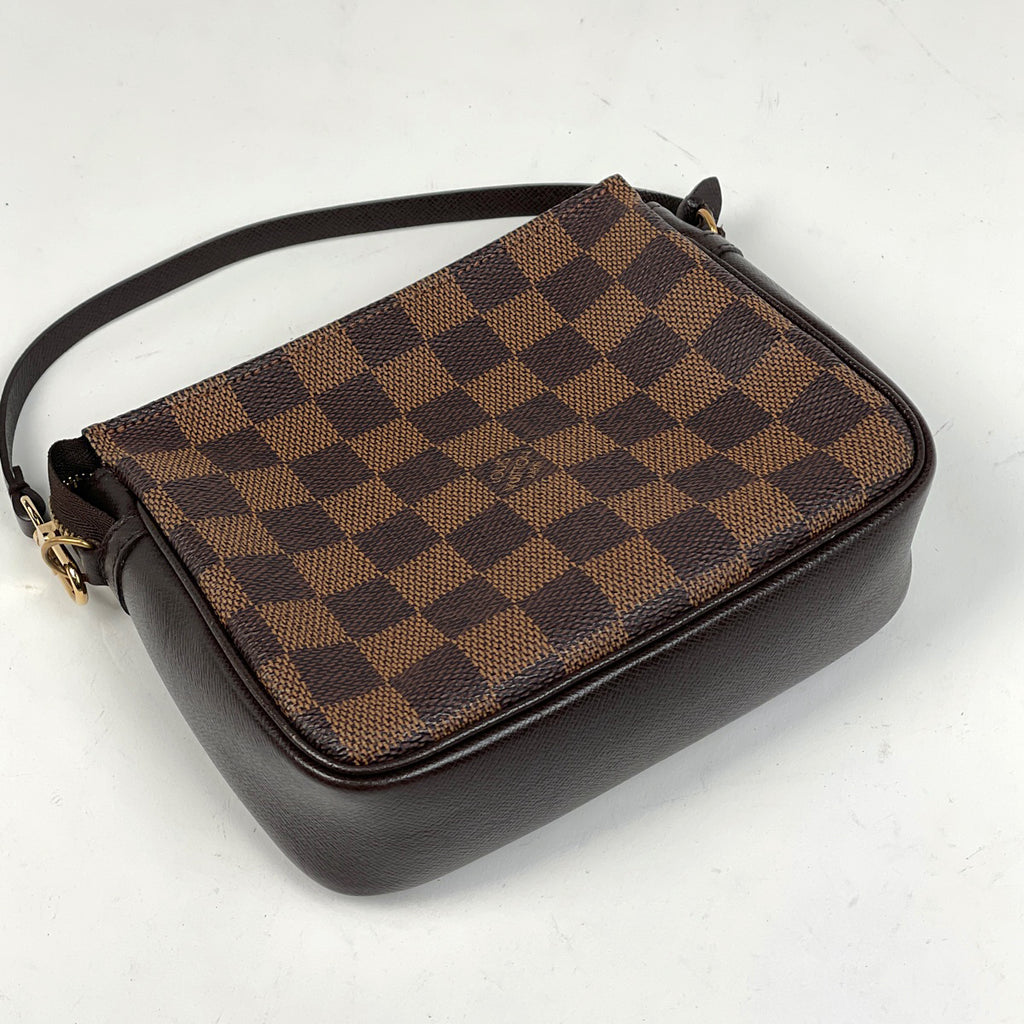 ルイ・ヴィトン トゥルース メイクアップ メイク コスメ アクセサリーポーチ ダミエ ブラウン N51982 レディース 【中古】brbag