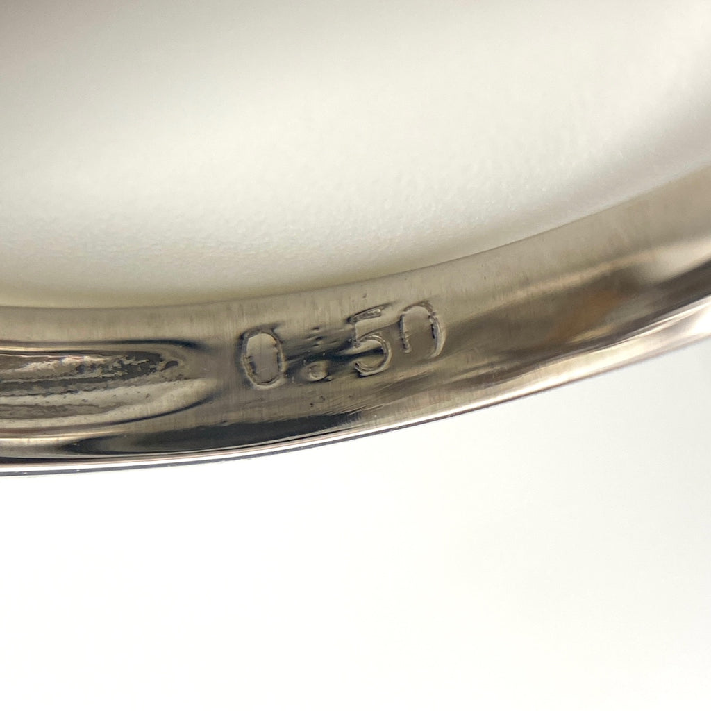 メレダイヤ デザインリング プラチナ YG イエローゴールド 指輪 リング 9.5号 Pt900 K18 ダイヤモンド レディース 【中古】nbjwl