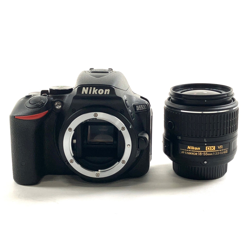 ニコン Nikon D5500 18-55 VR II レンズキット ブラック デジタル 一眼レフカメラ 【中古】cambb