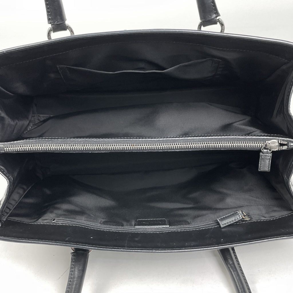 クリスチャンディオール トロッター柄 トートバック ハンドバッグ トートバッグ キャンバス ブラック レディース 【中古】brbag